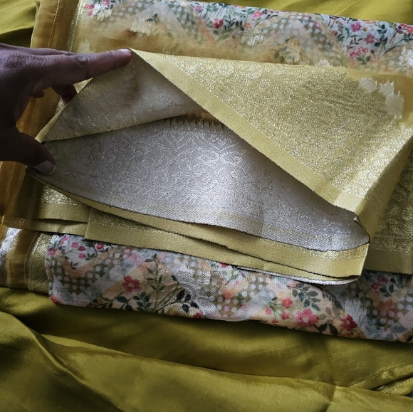 New design salwar suit salwar kameez ready made stitched size L mustard yellow - Picture 4 of 7